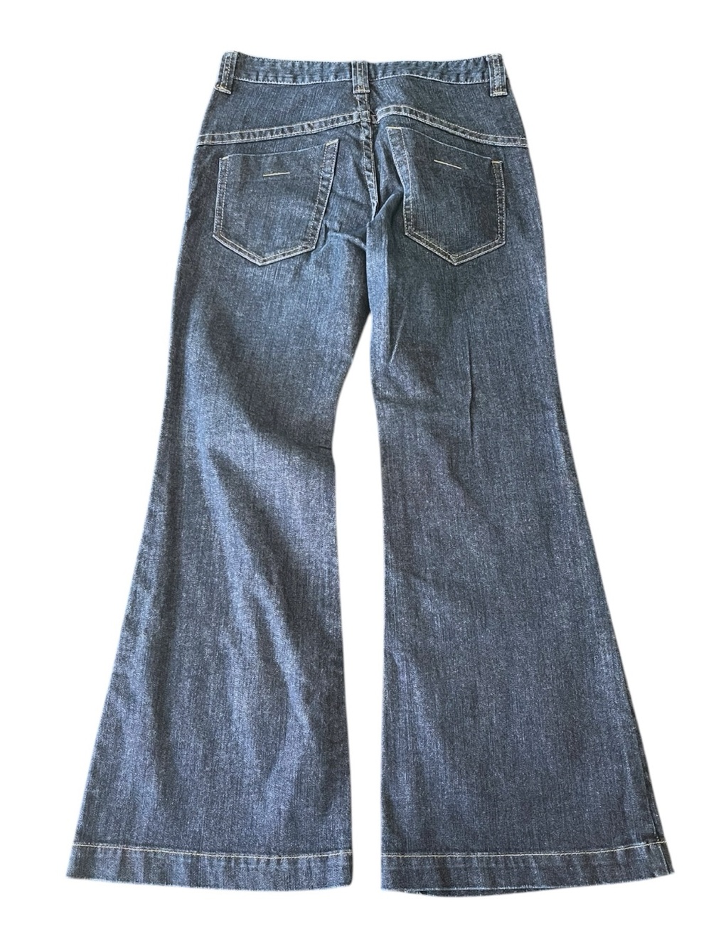 Belle Maison Japanese Brand Premium Dark Indigo Mid/Reg Rise Flare Jeans (25x30)